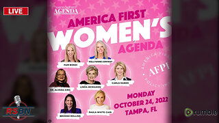 LIVE: America First Policy Institute: America First Women's Agenda Tampa, FL. 10-24-2022