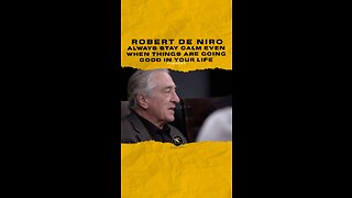 #robertdeniro Always stay calm even when things are going good in life. 🎥 @hollywoodreporter