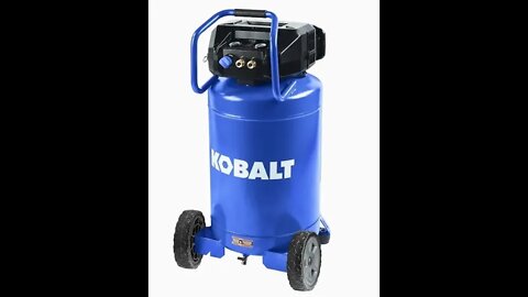 Kobalt 20 Gallon Air Compressor. First Impressions!!