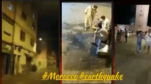 Very #Sad moment when powerful 6.8 magnitude earthquake hit Morocco overnight, killing 632 people’s