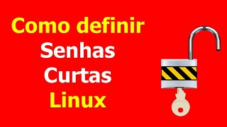 Definir senha curta para o Astra Linux e outras distros Debian e Ubuntu