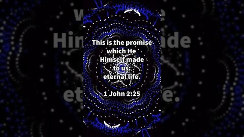 What Does Christ Promise? * 1 John 2:25 * Today's Verses