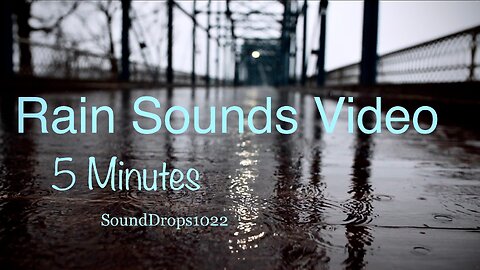 Calm Your Nerves With 5 Minutes Of Rain Sounds