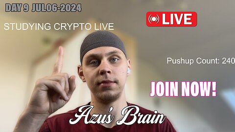 STUDYING CRYPTO LIVE - DAILY STREAM #9 JOIN & LEARN!