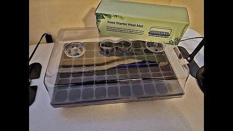2 Set 60-Cell Seed Starter Kit - Strong Seed Trays with Humidity Domes, Cell Trays and Seedling...
