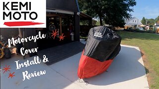 Kemimoto Touring Motorcycle Cover Install on a 2022 Indian Chieftain Limited