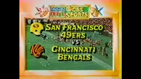 1981-12-06 San Francisco 49ers vs Cincinnati Bengals