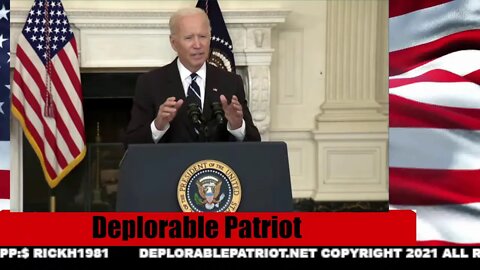 Mr. Potato head Biden Addresses the USA on new covid-19 response and his communist 6 step plan