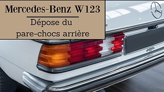 Mercedes Benz W123 - Comment faire la dépose du panneau de ventilation Tutoriel