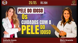 Os cuidados com a pele de um Idoso.