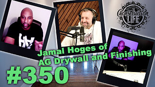 #350 Jamal Hoges of AG Drywall and Finishing joins us to talk about American vs Canadian drywall