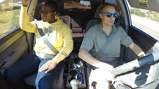 Blasian Babies DaDa And MaMa Go To Lunch From San Diego To Chula Vista And Back (Timelapse 2.7K)