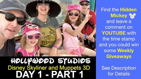 Disney Skyliner & Muppet Vision 3D - Hollywood Studios - Disney Vlog Day 1 Part 1