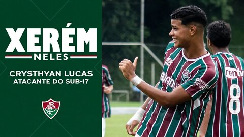 CRYSTHYAN LUCAS, DO SUB-17: "VOU DAR A VIDA PELO FLUMINENSE E FAZER GOLS PARA ALEGRAR A TORCIDA"