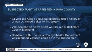 Wanted fugitive arrested in Pima County