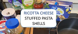 Ricotta Cheese Stuffed Pasta Shells | Italian PASTA Recipe!