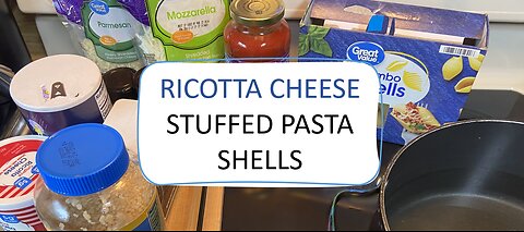 Ricotta Cheese Stuffed Pasta Shells | Italian PASTA Recipe!