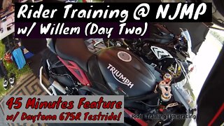 Trackday Rider Training @ NJMP w/ Daytona 675R Willem (Day Two) | Irnieracing Patreon Feature