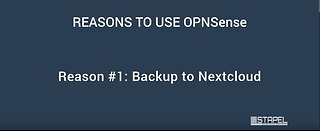 Reason #1 to Use OPNSense as your Firewall or Router - Backup