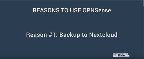 Reason #1 to Use OPNSense as your Firewall or Router - Backup
