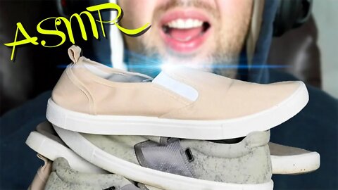 ASMR SHOES | NEW SHOES vs OLD SHOES vs BROKEN SHOES | TRIGGERS / TAPPING / SCRATCHING