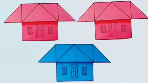 DIY paper house - How to make paper house making - Paper Craft - Paper home