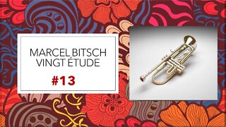 🎺🎺🎺 [TRUMPET ETUDE] Marcel Bitsch Vingt Étude #13