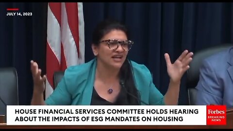 Rashida Tlaib Pretending She’s Never Heard of ESG - HaloRockNews