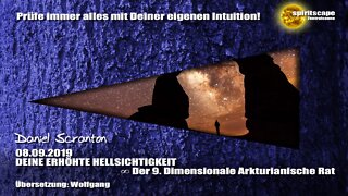 DEINE ERHÖHTE HELLSICHTIGKEIT ∞ Der 9D. Arkturianische Rat