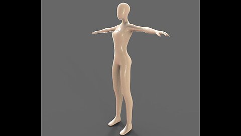 Female Character 3D Model