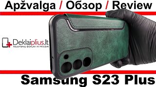 Razor odinis atverčiamas dėklas - žalias Samsung S23 Plus