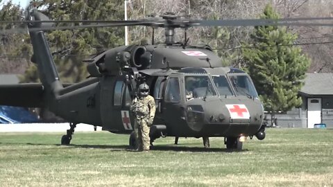 Skyview High School EMT students get training from Idaho National Guard