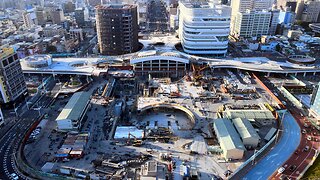 Kaohsiung Station 高雄車站 under construction [episode 14] 🇹🇼 (2023-02) {aerial}