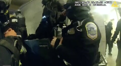 West Terrace "Tunnel" 1515–1517 hrs. DC Officer Bodycam [X6039BK5E] & [X6039BLAL]