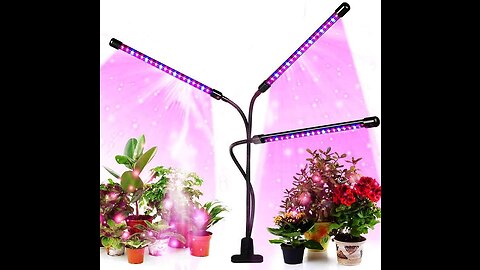 Grow Light, Plant Growing Lights for Indoor Plants Full Spectrum Small LED Growing Lamps with 4...