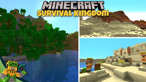 🗺 Exploring My Minecraft 1.18 World & Subscriber Q&A ❤ | Minecraft Survival Kingdom Episode #7