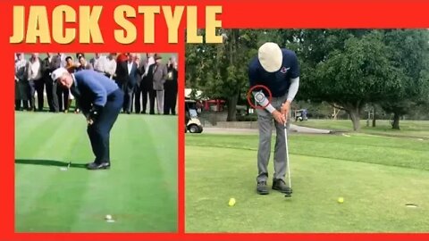 JACK NICKLAUS PUTTING STYLE