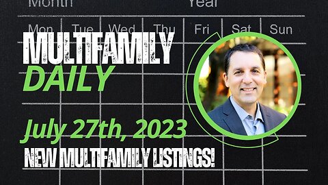 Daily Multifamily Inventory for Western Washington Counties | July 27, 2023