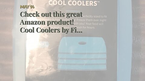 Check out this great Amazon product! Cool Coolers by Fit + Fresh, Slim Ice Packs, Reusable & Lo...