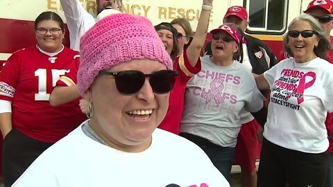 'It's a blessing': Woman finds therapy in love for Kansas City Chiefs while battling breast cancer