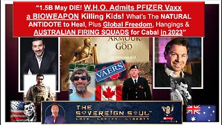 🆘1.5B May Die👉18% OZ Mortality*WHO Admits Pfizer a BIOWEAPON*Natural ANTIDOTES*Hangings*FREEDOM ’23