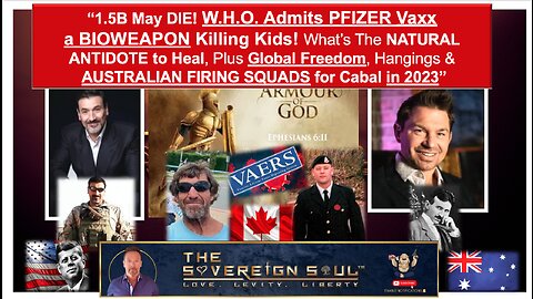 🆘1.5B May Die👉18% OZ Mortality*WHO Admits Pfizer a BIOWEAPON*Natural ANTIDOTES*Hangings*FREEDOM ’23