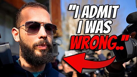 Andrew Tate ADMITTED He Is WRONG (The END) 💪 🙏