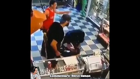 Thief gets disciplined by staff