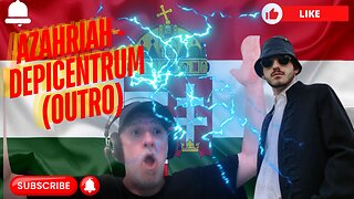 Azahriah - depicentrum (outro) REACTION #azahriah #azahriahreaction #hungary #reactionvideo