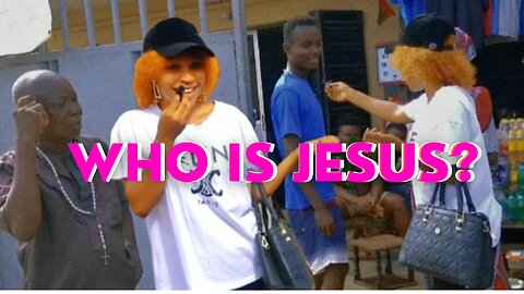 Asking people about who Jesus is/ street evangelism .