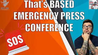 EMERGENCY PRESS CONFERENCE: That's Based REMOVED from ALL AUDIO PLATFORMS