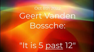 Geert Vanden Bossche - It is 5 past 12