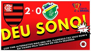 Em Jogo Preguiçoso, FLA vence por 2 x 0 o Altos (PI) e avança para a próxima fase da Copa do Brasil