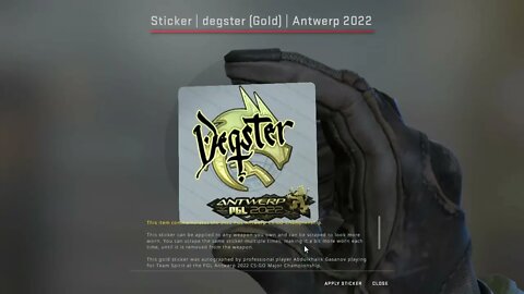 degster (Gold) Antwerp 2022 unboxing
